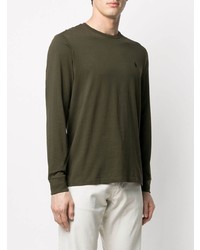 dunkelgrünes Langarmshirt von Polo Ralph Lauren