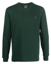 dunkelgrünes Langarmshirt von Polo Ralph Lauren