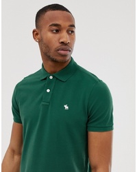 dunkelgrünes Polohemd von Abercrombie & Fitch