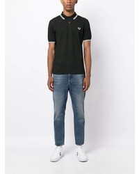 dunkelgrünes Polohemd von Fred Perry