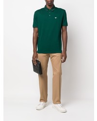 dunkelgrünes Polohemd von Emporio Armani