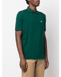 dunkelgrünes Polohemd von Emporio Armani