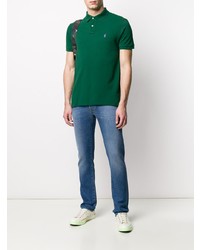 dunkelgrünes Polohemd von Polo Ralph Lauren