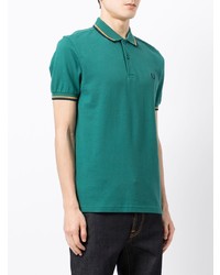 dunkelgrünes Polohemd von Fred Perry