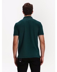 dunkelgrünes Polohemd von Emporio Armani