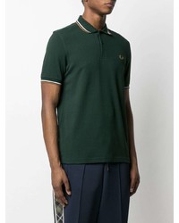 dunkelgrünes Polohemd von Fred Perry