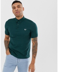 dunkelgrünes Polohemd von Fred Perry