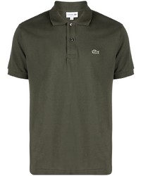 dunkelgrünes Polohemd von Lacoste