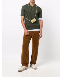 dunkelgrünes Polohemd von Jacquemus