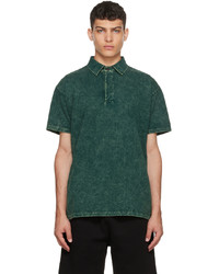 dunkelgrünes Polohemd von Les Tien