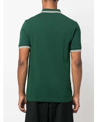 dunkelgrünes Polohemd von Fred Perry