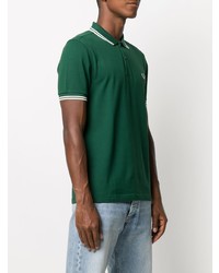 dunkelgrünes Polohemd von Fred Perry