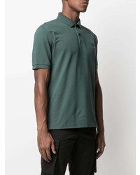 dunkelgrünes Polohemd von Stone Island