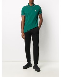 dunkelgrünes Polohemd von Moncler