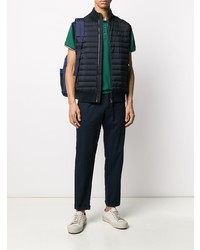 dunkelgrünes Polohemd von Moncler