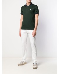 dunkelgrünes Polohemd von Emporio Armani