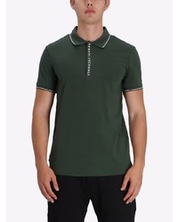 dunkelgrünes Polohemd von Armani Exchange