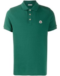 dunkelgrünes Polohemd von Moncler