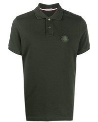 dunkelgrünes Polohemd von Moncler