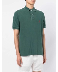 dunkelgrünes Polohemd von Polo Ralph Lauren