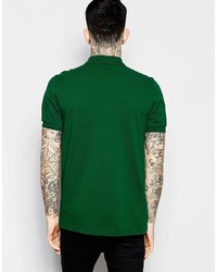 dunkelgrünes Polohemd von Fred Perry
