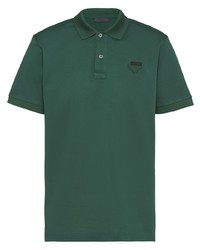dunkelgrünes Polohemd von Prada