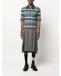 dunkelgrünes Polohemd von Thom Browne