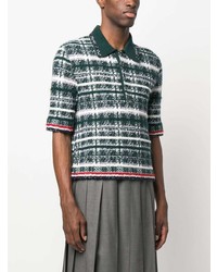 dunkelgrünes Polohemd von Thom Browne