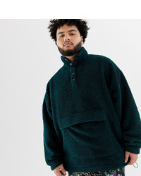 dunkelgrünes Sweatshirt von ASOS DESIGN
