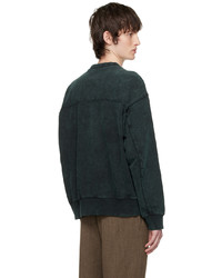 dunkelgrünes Sweatshirt von Solid Homme