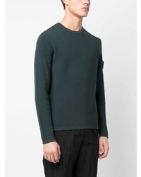 dunkelgrünes Sweatshirt von Stone Island