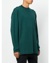 dunkelgrünes Sweatshirt von Yeezy