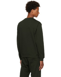 dunkelgrünes Sweatshirt von Dries Van Noten