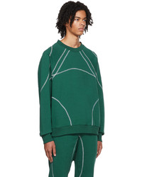 dunkelgrünes Sweatshirt von Saul Nash