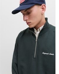 dunkelgrünes Sweatshirt von Jack & Jones