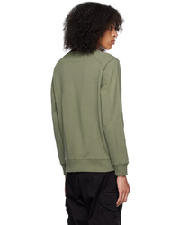 dunkelgrünes Sweatshirt von C.P. Company