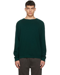 dunkelgrünes Sweatshirt von Les Tien
