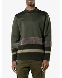 dunkelgrünes Sweatshirt von White Mountaineering