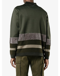 dunkelgrünes Sweatshirt von White Mountaineering