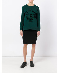 dunkelgrünes Sweatshirt von MM6 MAISON MARGIELA
