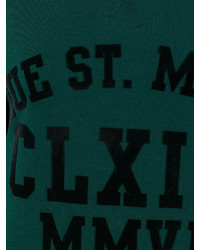 dunkelgrünes Sweatshirt von MM6 MAISON MARGIELA
