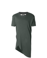 dunkelgrünes T-Shirt mit einem Rundhalsausschnitt von A New Cross