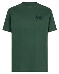 dunkelgrünes T-Shirt mit einem Rundhalsausschnitt von Anti Social Social Club