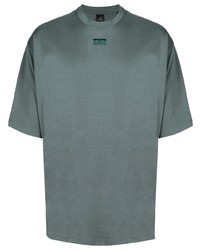 dunkelgrünes T-Shirt mit einem Rundhalsausschnitt von Armani Exchange