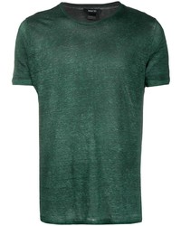 dunkelgrünes T-Shirt mit einem Rundhalsausschnitt von Avant Toi