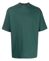 dunkelgrünes T-Shirt mit einem Rundhalsausschnitt von Balenciaga