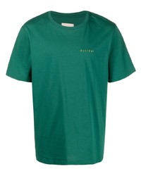 dunkelgrünes T-Shirt mit einem Rundhalsausschnitt von Buscemi