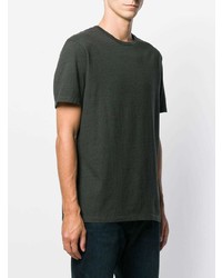dunkelgrünes T-Shirt mit einem Rundhalsausschnitt von Bellerose
