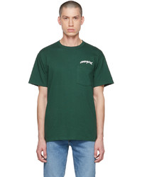 dunkelgrünes T-Shirt mit einem Rundhalsausschnitt von Cowgirl Blue Co
