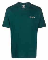 dunkelgrünes T-Shirt mit einem Rundhalsausschnitt von Dickies Construct